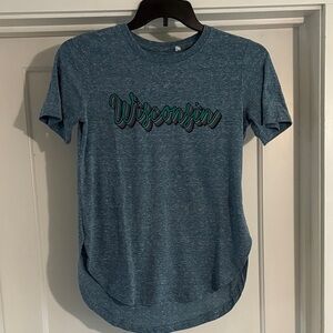 Blue Graphic Short Sleeve Tee